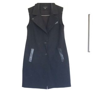 Ann Taylor vest black Sz XS
